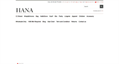 Desktop Screenshot of ilovehana.com