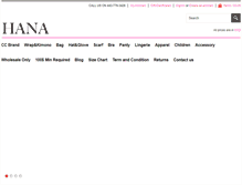 Tablet Screenshot of ilovehana.com